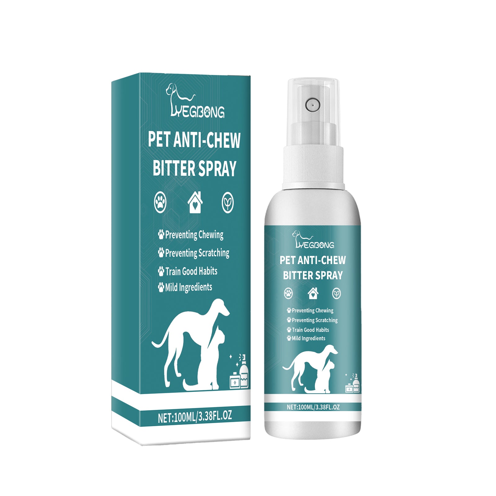 Pet Training Anti-Chew Deterrent Spray.