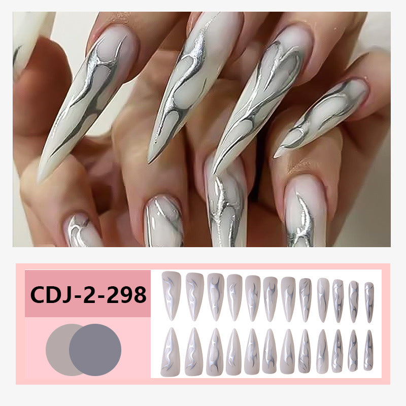 European & American Multicolor Wearable Fake Nails