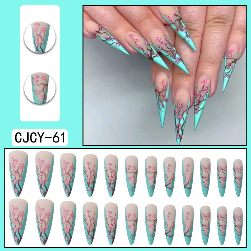 European & American Multicolor Wearable Fake Nails