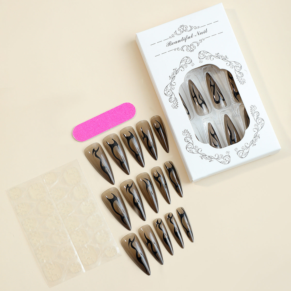 European & American Multicolor Wearable Fake Nails