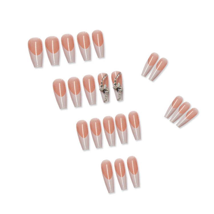 24pc French Ballet Press On Nails
