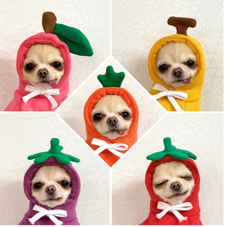 . Autumn Winter Pet Fleece Hoodie for Small Pets.
