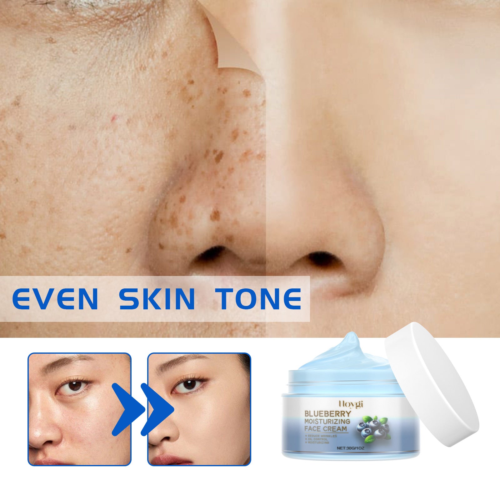 HOYGI Blueberry Anti-Wrinkle Brightening Cream