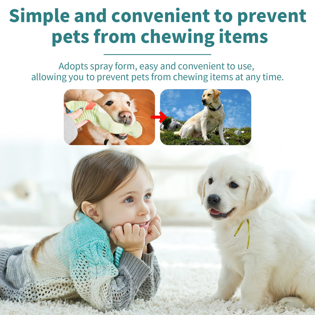 Pet Training Anti-Chew Deterrent Spray.