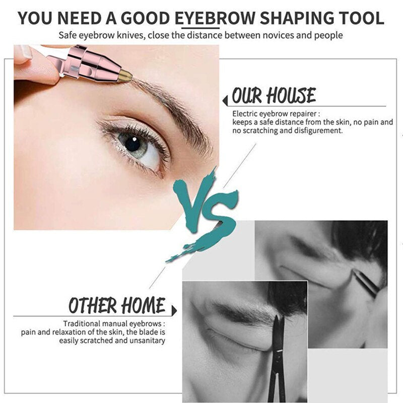 2-in-1 Professional Eyebrow Epilator & Hair Remover.