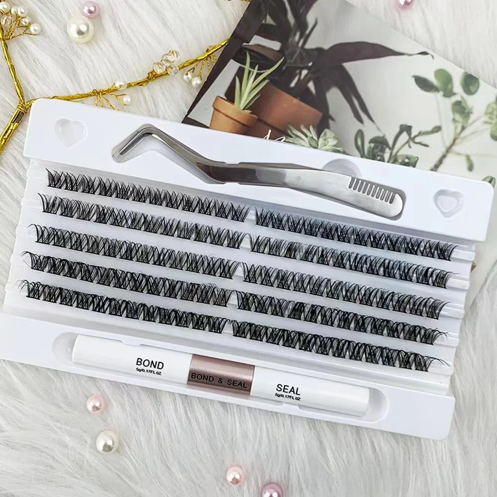120 Cluster False Eyelashes – Natural DIY Lash Extensions