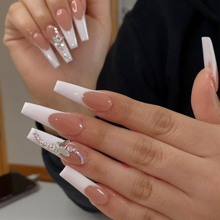 24pc French Ballet Press On Nails
