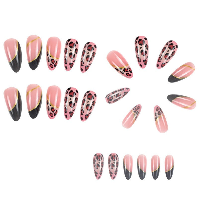 Almond Nail Art Hot Girl Wearable Nail Patch