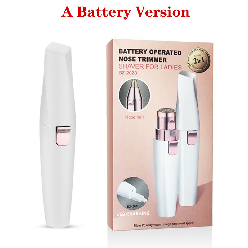 2-in-1 Professional Eyebrow Epilator & Hair Remover.
