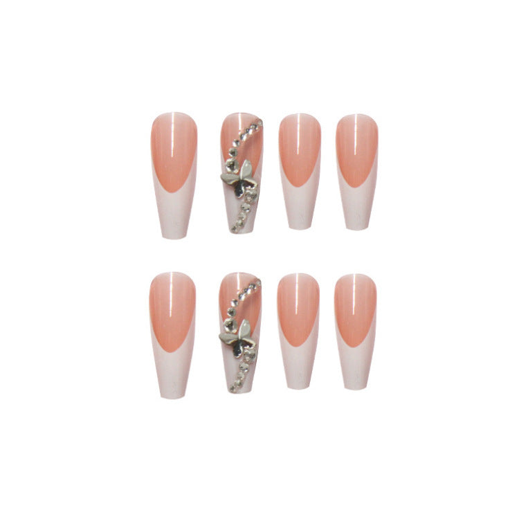 24pc French Ballet Press On Nails