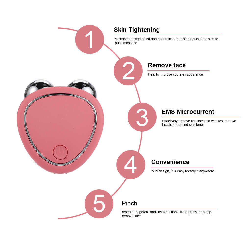 Microcurrent Face & Body 3D Roller Massager