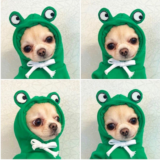. Autumn Winter Pet Fleece Hoodie for Small Pets.